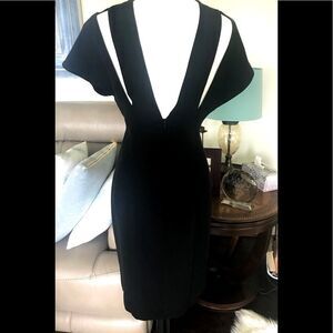 Yeohlee New York Black Fitted Low Back Dress